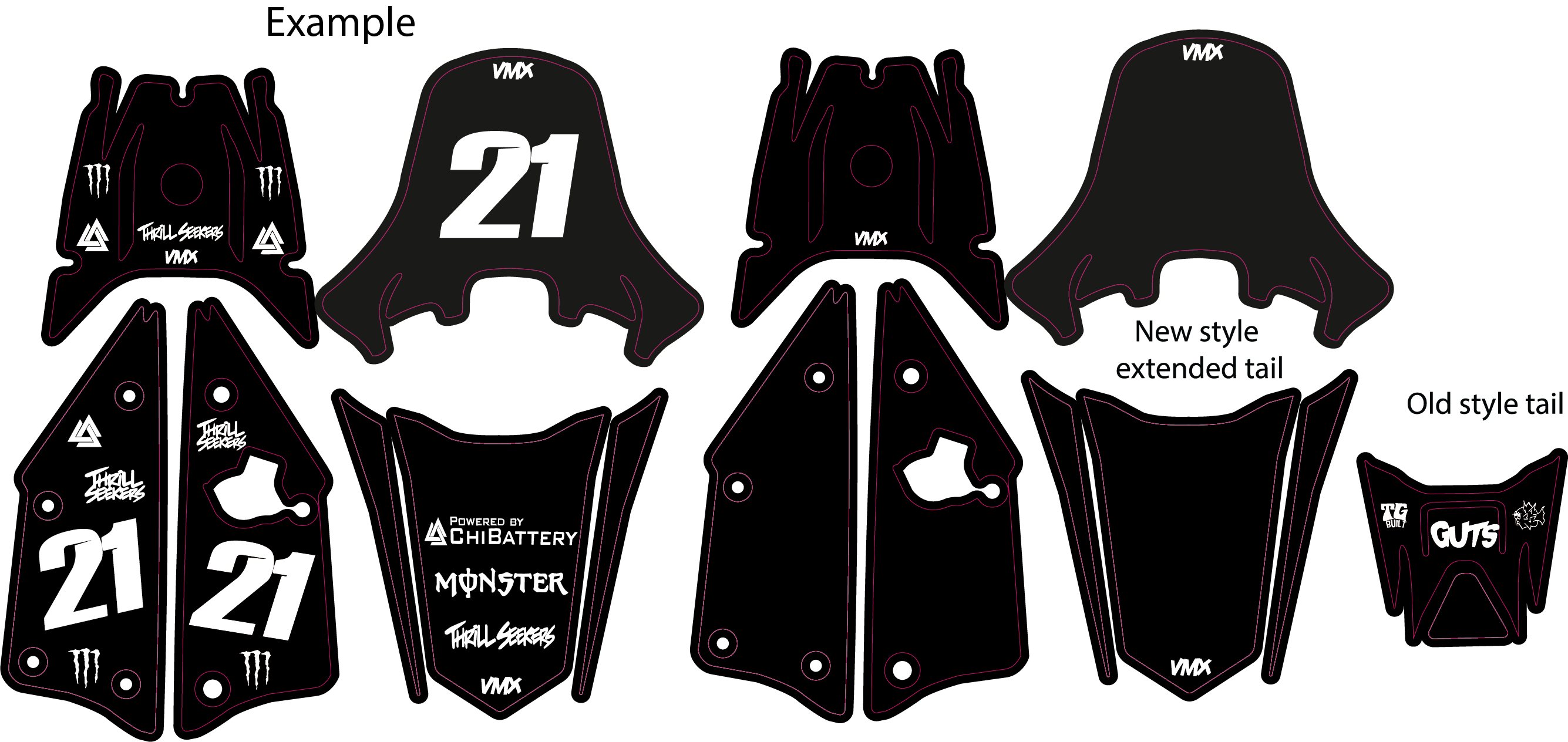 Talaria X3 Decals