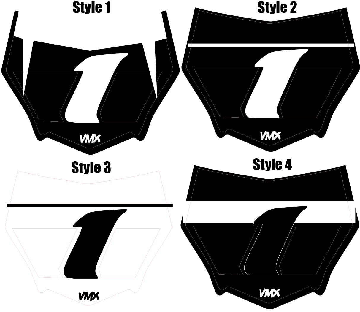 Pre Cut Vented MotoCutz Decals