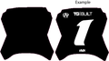 yozma front plate decal