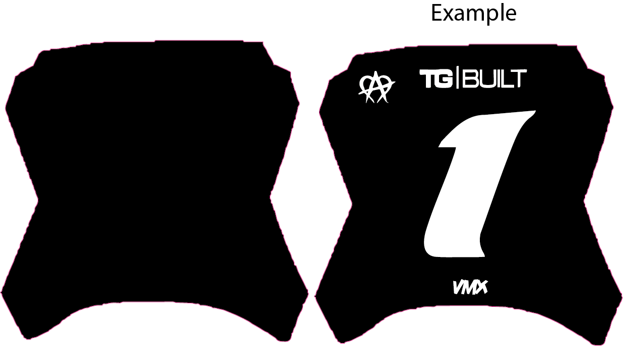yozma front plate decal